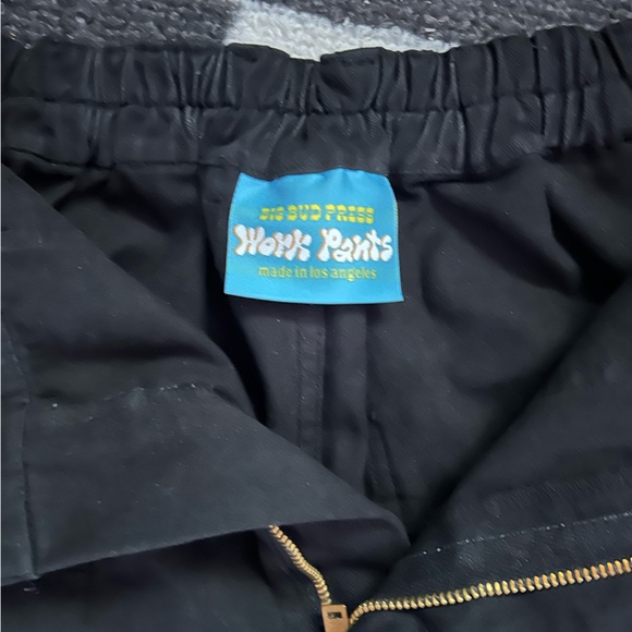 Big Bud Press Black Venus Print Work Pants - Picture 3 of 3
